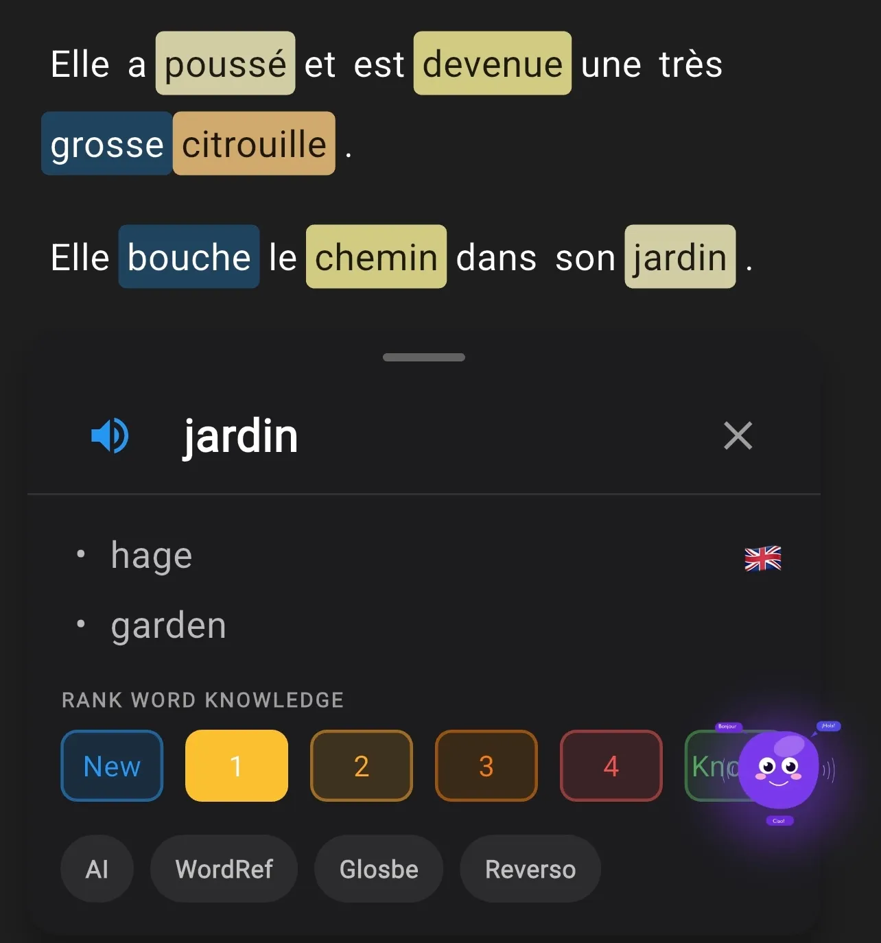 Screen shot of the fluly Reader